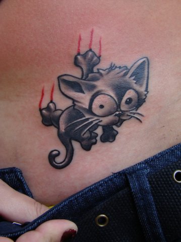 Фото, значение в магии татуировки " Кот. Кошка. Котенок. " X_06ce960e